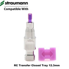 Dental Locator Abutment Transfer Open Closed Tray Analog NC/RC Fit Straumann ITI