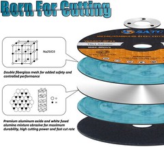 25PCS 3 inch Cut Off Wheels with 3/8″ Arbor Metal Cutting Disc Die Grinder Tool
