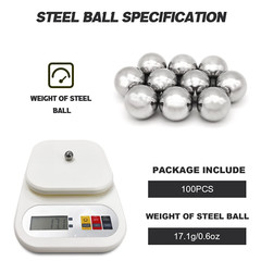 100 Pcs Steel Bearing Balls16Mm/0.625″ Precision Chrome Steel Bearing Balls G25