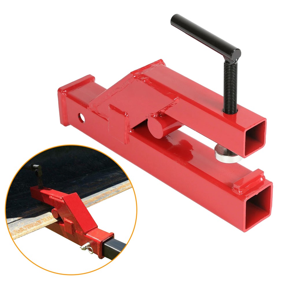 2″ Clamp On Tractor Hitch Bucket Trailer Receiver Ball Mount Tow Attachment