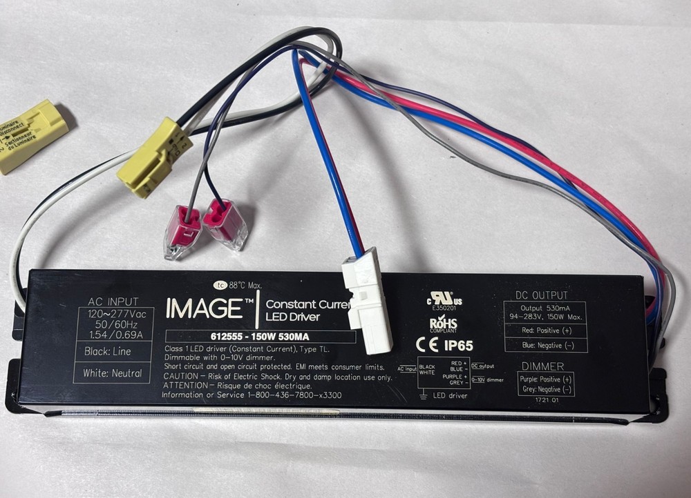 IMAGE Constant Current LED Driver – 612555 – 150W 530MA