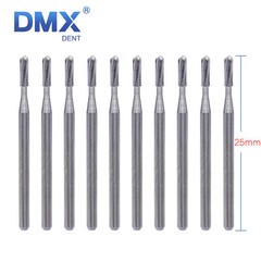 DMXDENT Dental Burs FG 1957 1958 Crown Metal Cutting Tungsten Carbide High Speed