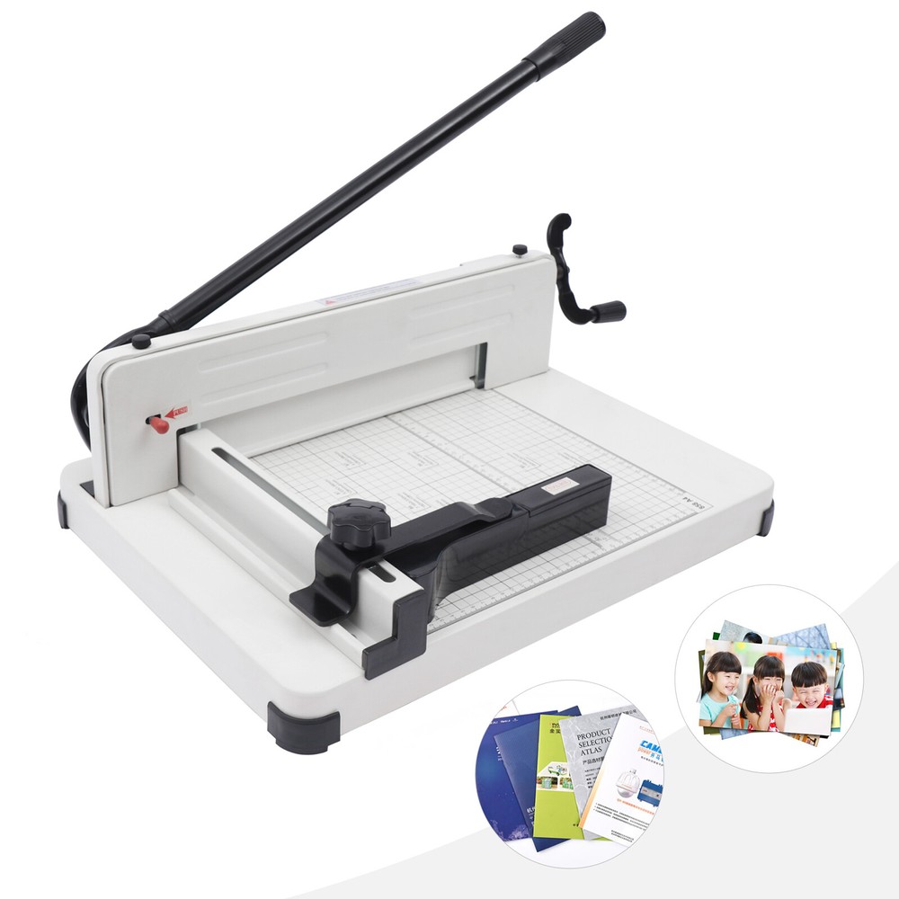 Professional Paper Trimmer Office Manual Guillotine A4 Papers Cutter Heavy Duty