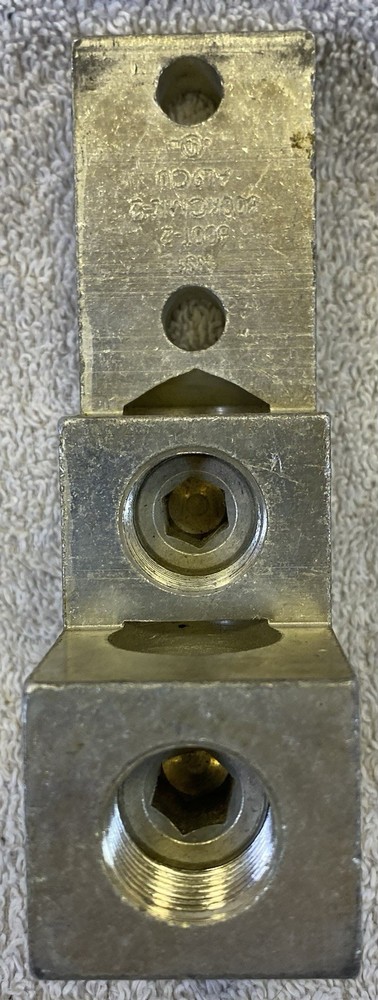 NSI 600T-2 Electrical Mechanical 2 Port Lug Great Used Shape 600MCM