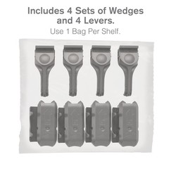 Metro SAKITA2 Replacement Levers/Wedges for Super 1″L x 1″W x 3″H, Black