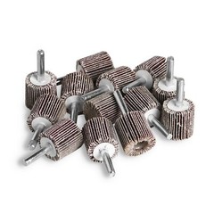 10Pcs 80 Grits Drill Flap Wheel Sander 1x1x1/4″ Flapper Sanding Grinding NEW