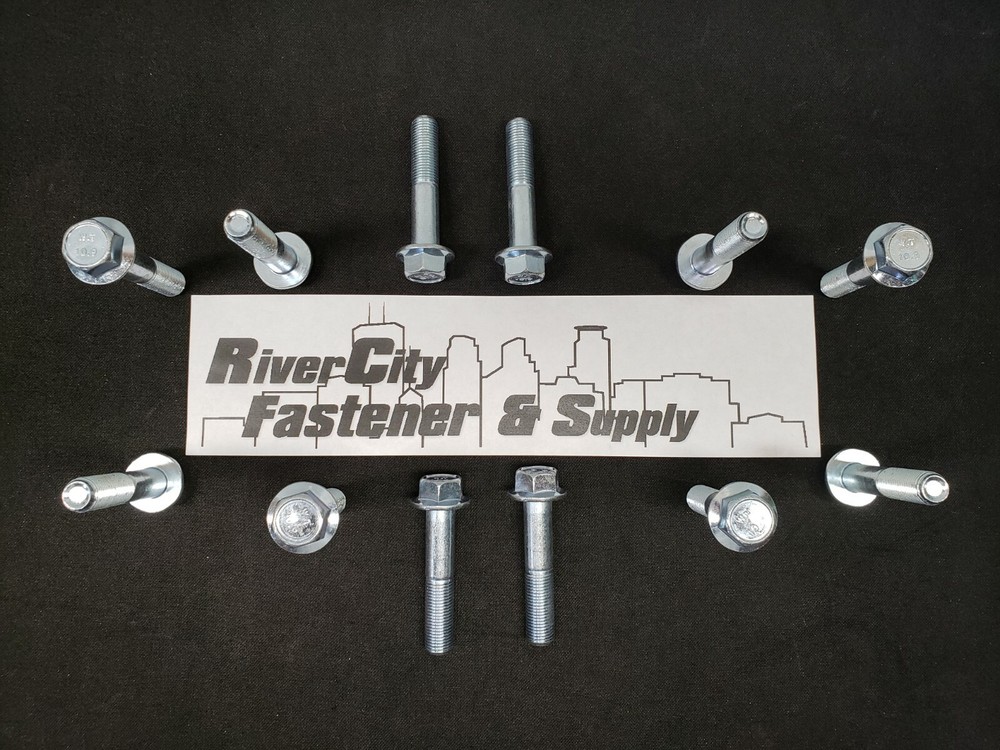(5) M12-1.25×60 J.I.S. Hex Head Flange Bolts M12x1.25×60 Screws 12mm x 60mm