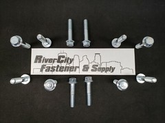 (5) M12-1.25×60 J.I.S. Hex Head Flange Bolts M12x1.25×60 Screws 12mm x 60mm