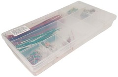 350 Piece Jumper Wire Kit for Breadboarding, 22 AWG, Assorted Colors and Lengths