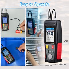 Digital Ultrasonic Thickness Gauge Meter Tester 1-300mm Tool for Metal Cast Iron