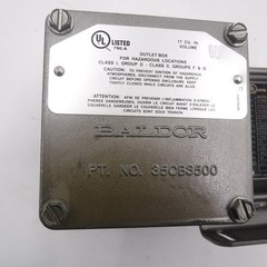 Baldor 1/2HP 3 Phase 1725RPM Explosion Proof Motor M7006A, 34-5323-1543