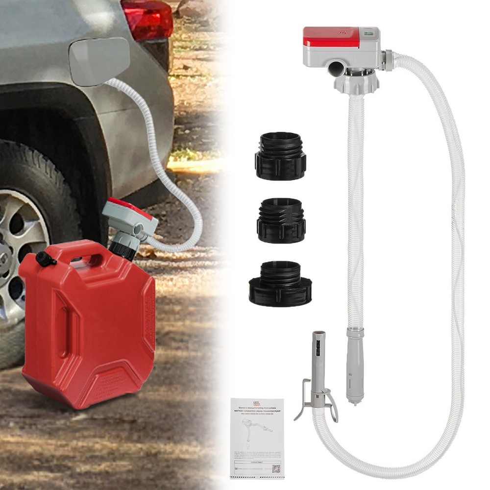 Battery Powered Electric Fuel Transfer Pump Portable for Gas Oil Water Liquid