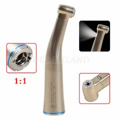 Dental Contra Angle Handpiece 1:1 LED Fiber Optic Low Speed φ2.35mm Fit Kavo NSK