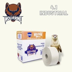 5.1 Mil White Kraft Paper Gum Tape 2.75 Inch x 150 Yards Wolverine Tape 20 Rls