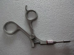 SS Cystoscopy Flexible Grasping Forceps or Biopsy Double Action Jaws 4 Fr x 60cm