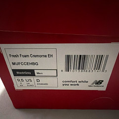 New Balance Fresh Foam Cremorne EH Comp Toe Work Shoes Black/Grey Men 9.5 D
