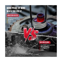 Induction Heater Bolt Removal,1600W 110V Handheld Magnetic Induction Heater T…
