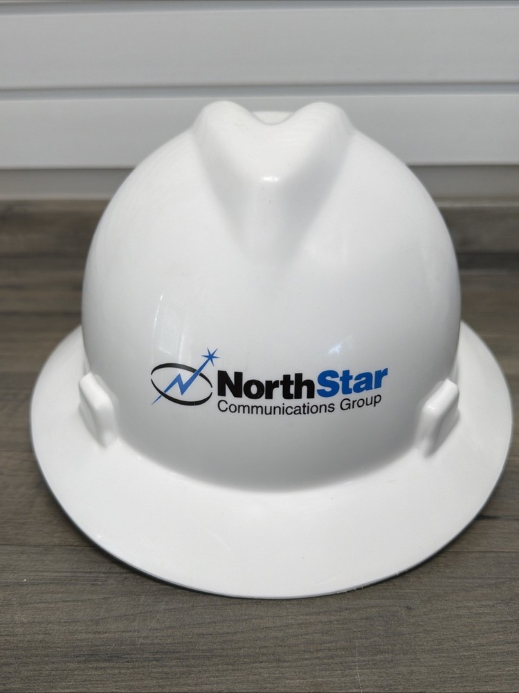 NorthStar Communications Group MSA V-Gard Style Hard Hat Medium White