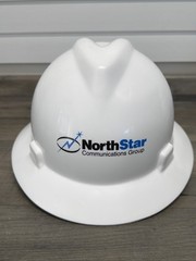 NorthStar Communications Group MSA V-Gard Style Hard Hat Medium White