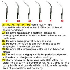 Dental Ultrasonic Scaler Perio Scaling ENDO Tip fit EMS Woodpecker DTE SATELEC