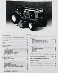 Allis Chalmers 912H 914 916H 917H Lawn Garden Tractor Service Operators Manual