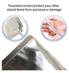 PackFreshUSA 7 Mil Gusset Seal Top Stand Up Mylar Bag Sample Kit
