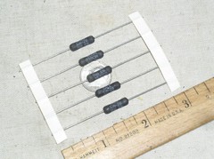 5 NEW VISHAY DALE CW-2B-1000 WIREWOUND AXIAL SILICONE RESISTOR 1K OHM 3W 5% USA