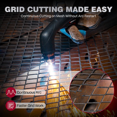 ARCCAPTAIN iControl Non-HF Plasma Cutter CUT55 MP with APP Control LED Display