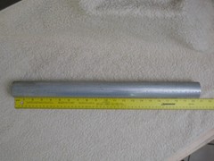 7075 T6511 ALUMINUM ROUND BAR, 1-3/4″ dia x 20-1/8″, LATHE STOCK, mfr by ALCOA