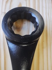 Urrea combination wrench No. 1282 Size 2 9/16 x 34″.(Striking,slugging, hammer)