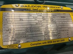 Baldor-Reliance 20HP Motor 661XL 0402685 1760RPM, 460V, 3PH, 60HZ, 256T Frame