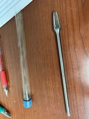 SC-3L6 1/4″X3/8″X1-1/16″X6 DOUBLE CUT CARBIDE BURR