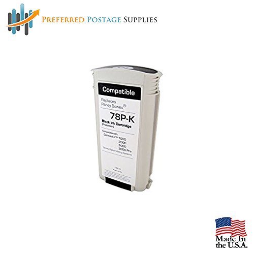 Ink Cartridge, 78P-K, Black, Preferred Postage Supplies