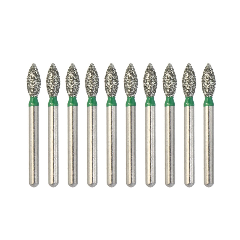 Dental Diamond Bur FG for High Speed Handpiece Football Flame Coarse Grit FO-28C