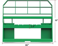 Quick Attach Pallet Fork, 46″Frame 48″ Blades Tractor Loader Attachments