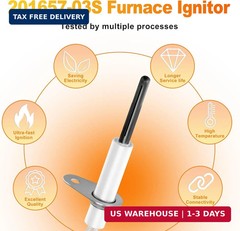 201657-03S 20165703S Furnace Ignitor 120V Fit for good-man Hot Surface Igniter f