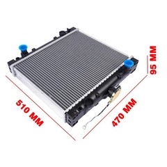 For Bobcat Mini Track Loader MT52 MT55 MT100 Water Radiator Exchanger 6682991