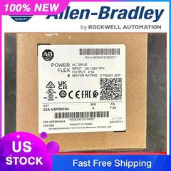 NEW Allen-Bradley 22A-V4P5N104 PowerFlex 4 0.75 kW (1 HP) AC Drive 22AV4P5N104