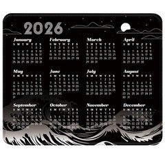 Aoryalps 2026 Calendar Mouse Pad, 1L x 1W inches, Desk Pad-Black