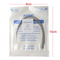 AZDENT Dental Orthodontic Rectangular Arch Wire Nature/Oval Form Stainless Steel