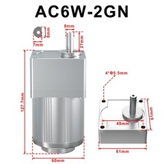 High Torque Electric 110V AC Gear Motor Variable Speed 50/60HZ 12RPM 6W 120K …