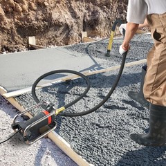 Electric Concrete Vibrator,1300W 16000 VPM,2HP Copper Motor Handheld Concrete Vi