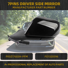 Left Driver Side Door Mirror Compatible with Ford Mustang 2015-2020 Power Glass