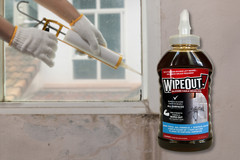 WipeOut! Silicone Caulk Dissolver, 16 oz, caulk remover, works in 15 min