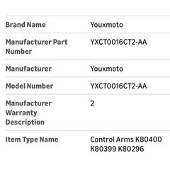 Front Lower Control Arms Kit 2005-2009 Ford Escape Mercury Mariner Mazda Tribute