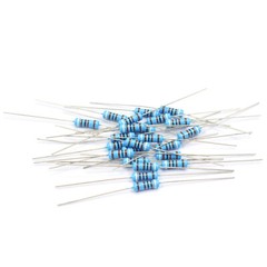 Metal film resistance 1/2W 1% color ring 2k 1K 4.7K 10K 100K 100EUR 120ohms 1M