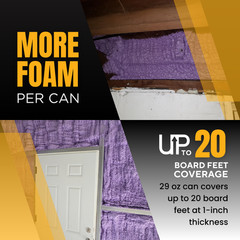 Vega Bond Purplecoat Closed Cell Insulation Spray Foam -Covers 240 BF-12pack Set