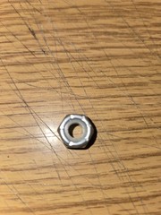 36 Phillips Oval Machine Screws ,lock Nuts Countersunk ,Unknown Size, think 1/4