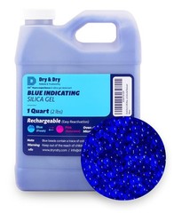 Dry & Blue Indicating Silica Gel Beads Desiccants (Industry Blue,Pink