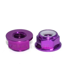 2-10PCS Aluminum Flange Nylon Lock Nuts M2-M8 for RC Model Parts Colorful